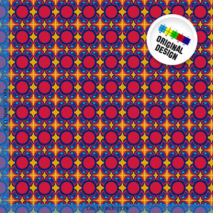 TESSUTO - Raso di cotone - Dis. 10925A