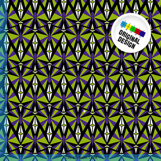 FABRIC - Cotton satin - Dis. 10947D